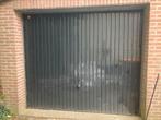 Nette garagedeur, zwart, niet elektrisch met slot, Ophalen, Gebruikt, Garagedeur, Metaal