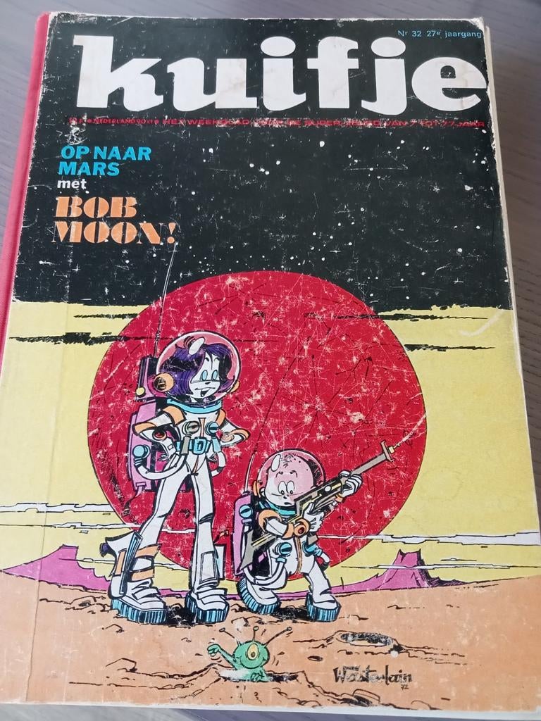 Kuifje op naar mars., Eén stripboek, Ophalen of Verzenden, Gelezen