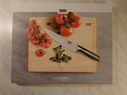 grote snijplank serveerplank Kuhn Rikon rubberhout Nieuw, Huis en Inrichting, Keuken | Keukenbenodigdheden, Nieuw, Ophalen of Verzenden
