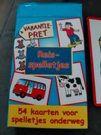 Vakantie pret reis spelletjes voor onderweg sinterklaas, Ophalen of Verzenden, Zo goed als nieuw, Speelkaart(en)