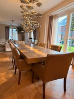 Luxe Eric Kuster Stoelen + Eettafel, Huis en Inrichting, Ophalen, 100 tot 150 cm, 200 cm of meer, Zo goed als nieuw