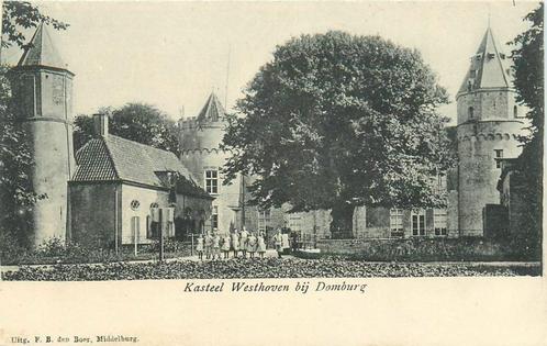(701-316-045) Domburg Kasteel Westhoven, Verzamelen, Ansichtkaarten | Nederland, Zeeland, Verzenden