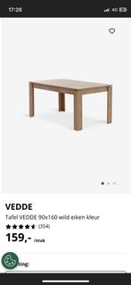 Jysk vedde eettafel, Ophalen, Gebruikt, 50 tot 100 cm, Vijf personen of meer
