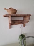 Wand decoratie van riet, Ophalen