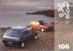 Peugeot 106 of 107 originele brochure/auto folder '92 - '12, Ophalen of Verzenden, Zo goed als nieuw, Peugeot