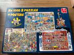 Jan van Haasteren puzzels (3 in 1 doos), Hobby en Vrije tijd, Denksport en Puzzels, Ophalen of Verzenden, Zo goed als nieuw