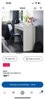 Toilettafel / bureau, Ophalen of Verzenden, Zo goed als nieuw