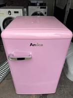 Retro koelkast met vriesvak amica roze, Witgoed en Apparatuur, 200 liter of meer, Ophalen, Met vriesvak
