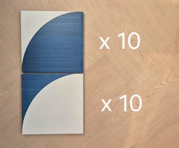 Marazzi Scenario Decortegel 20x20cm R9 Blu 0.8m2 beschikbaar voor biedingen