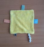 Knuffeldoekje, Labeldoekje, Knuffel van Snooze Baby Geel, Kinderen en Baby's, Ophalen of Verzenden, Zo goed als nieuw, Overige typen