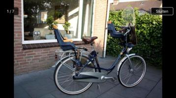 Gazelle Bloom mamafiets, nette staat, incl 2 x Bobike zitje beschikbaar voor biedingen