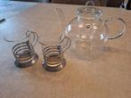 Leonardo theepot met filter en 2 tweeglazen nieuw, Huis en Inrichting, Keuken | Servies, Overige typen, Nieuw, Ophalen of Verzenden