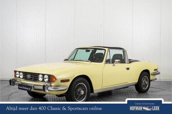 Triumph Stag V8 automaat (bj 1972), Auto's, Triumph, Bedrijf, Te koop, Overige modellen, Open dak, Benzine, Cabriolet, Automaat