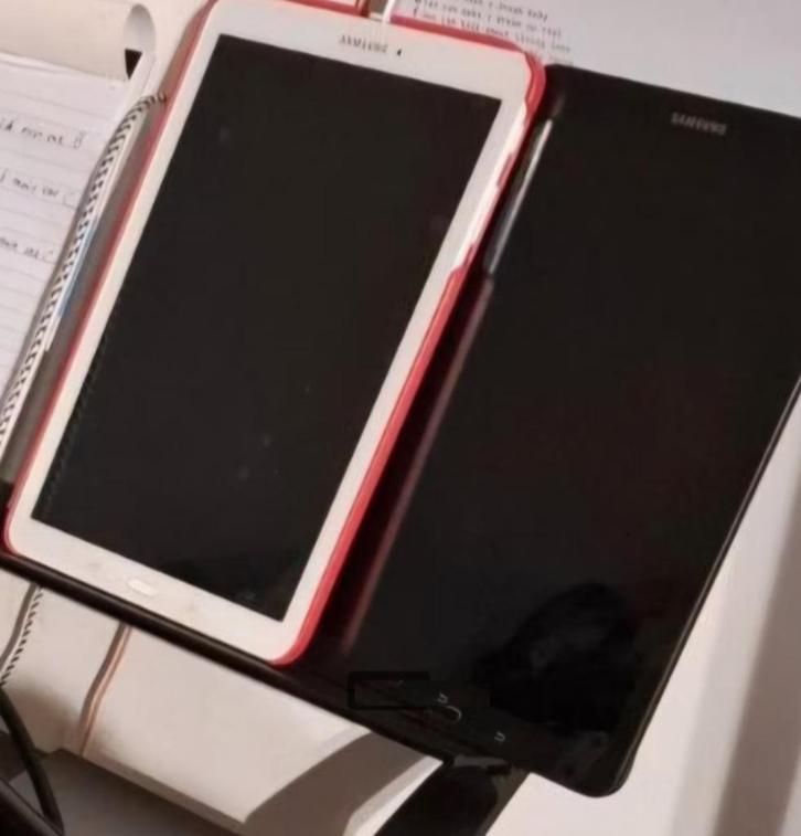 Samsung Tab E in hoes werkend weggelegd, laad niet meer op., Computers en Software, Android Tablets, Niet werkend, 10 inch, 32 GB