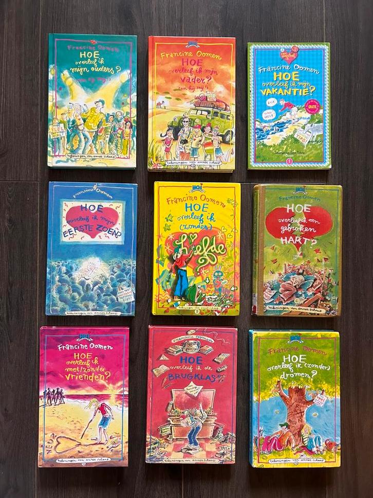 Boekenserie “Hoe overleef ik” - Francine Oomen, Boeken, Kinderboeken | Jeugd | 10 tot 12 jaar, Gelezen, Ophalen of Verzenden