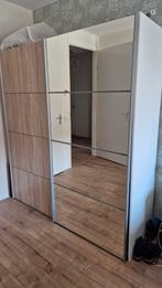 Kledingkast/Garderobekast - Verona inclusief ladeblok, Ophalen, 200 cm of meer, 150 tot 200 cm, Eiken