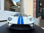 1:18 Ford GT Frozen White Top Speed Models TS0093, Hobby en Vrije tijd, Modelauto's | 1:18, Overige merken, Zo goed als nieuw