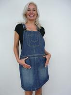 *Abfab Vintage Denim Salopette Jurk 44*, Blauw, Maat 42/44 (L), Knielengte, Ophalen of Verzenden