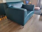 Fauteuil montel leer leren bank loveseat banken stoel, Ophalen, Gebruikt, Minder dan 150 cm, Leer
