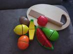 Houten fruit snijden - 9 delig, Ophalen of Verzenden, Gebruikt, Overige typen