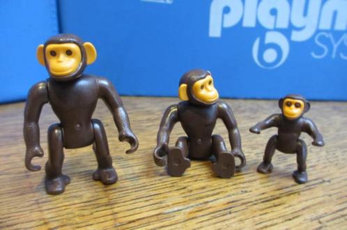 dierentuin wild life safari 6650 chimpansee apen baby 100%, Kinderen en Baby's, Speelgoed | Playmobil, Zo goed als nieuw, Complete set