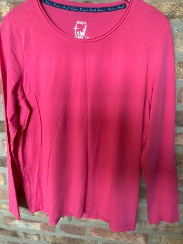 Nieuw! Bonita super mooie fuchsia roze longsleeve mt 44 beschikbaar voor biedingen