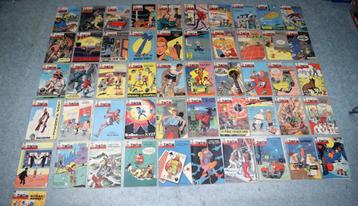 Lot rommelmarkt 51 tijdschriften Kuifje 1950 stripboeken beschikbaar voor biedingen