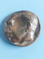 Penning VPK 1978 Bertholt Brecht, Postzegels en Munten, Penningen en Medailles, Ophalen of Verzenden, Brons, Nederland