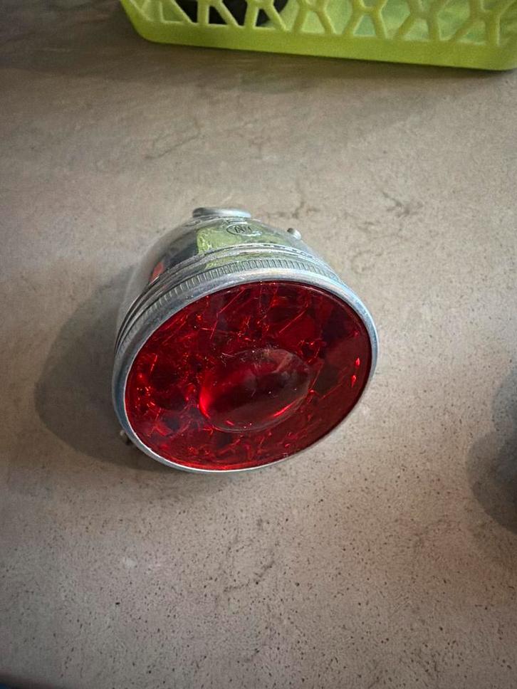 Vintage Fiets Achterlicht, Fietsen en Brommers, Fietsaccessoires | Fietsverlichting, Achterlicht, Gebruikt, Overig, Ophalen of Verzenden