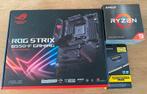 Set: Asus B550 moederbord, CPU Ryzen 9, Ram 2x16gb vengeance, Ophalen of Verzenden, Zo goed als nieuw, DDR4