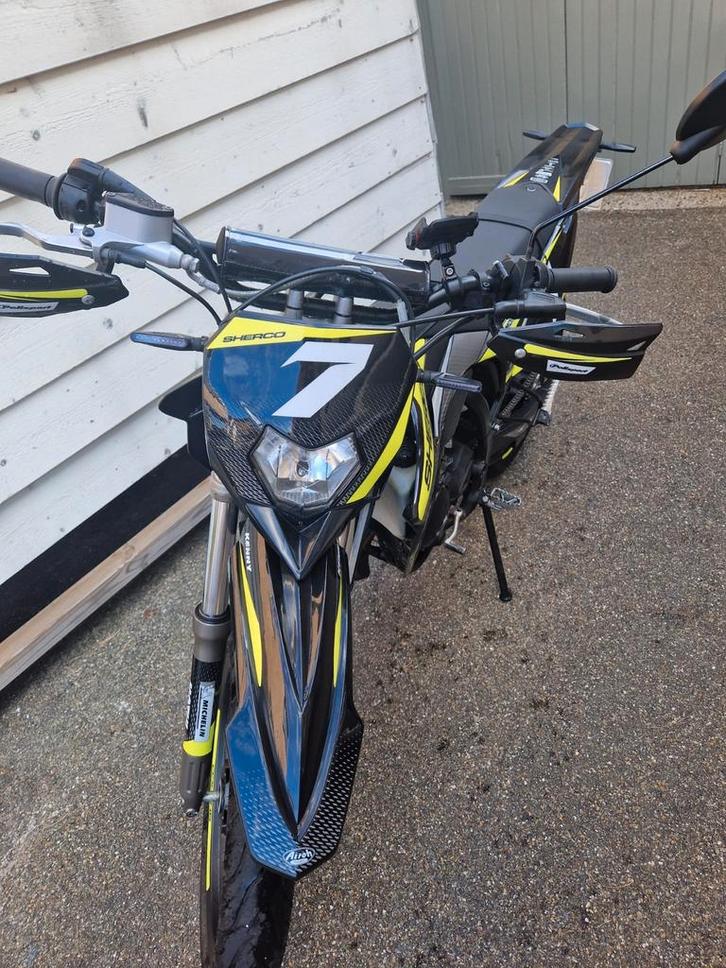Sherco SM 50 CC schakelbrommer, Fietsen en Brommers, Brommers | Crossbrommers, Gebruikt, Overige merken, Ophalen of Verzenden