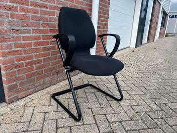 4x Zwarte Bureaustoelen - Ergonomisch beschikbaar voor biedingen