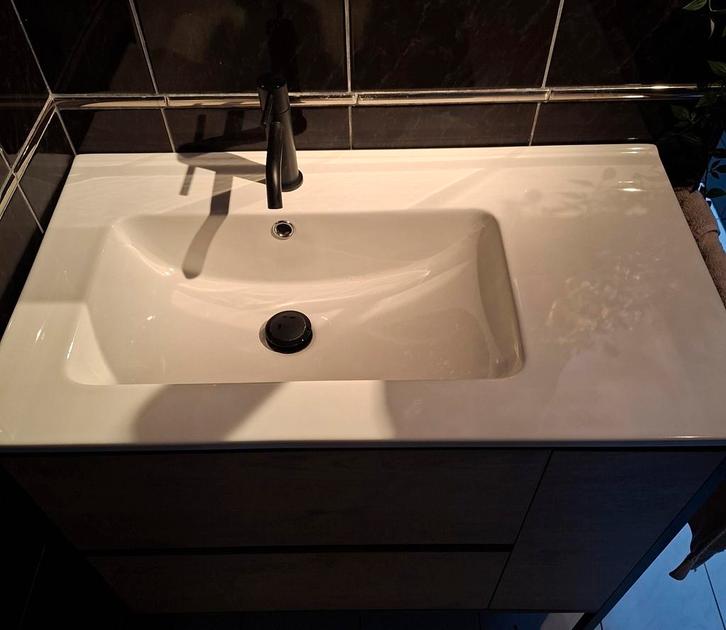 lavabo ceramico wastafelblad, Huis en Inrichting, Badkamer | Badkamermeubels, Nieuw, Minder dan 100 cm, 50 tot 100 cm, 25 tot 50 cm