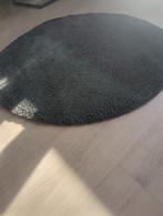 Rond vloerkleed - 130 cm, Huis en Inrichting, Stoffering | Tapijten en Kleden, Rond, Ophalen of Verzenden, Zo goed als nieuw, Grijs