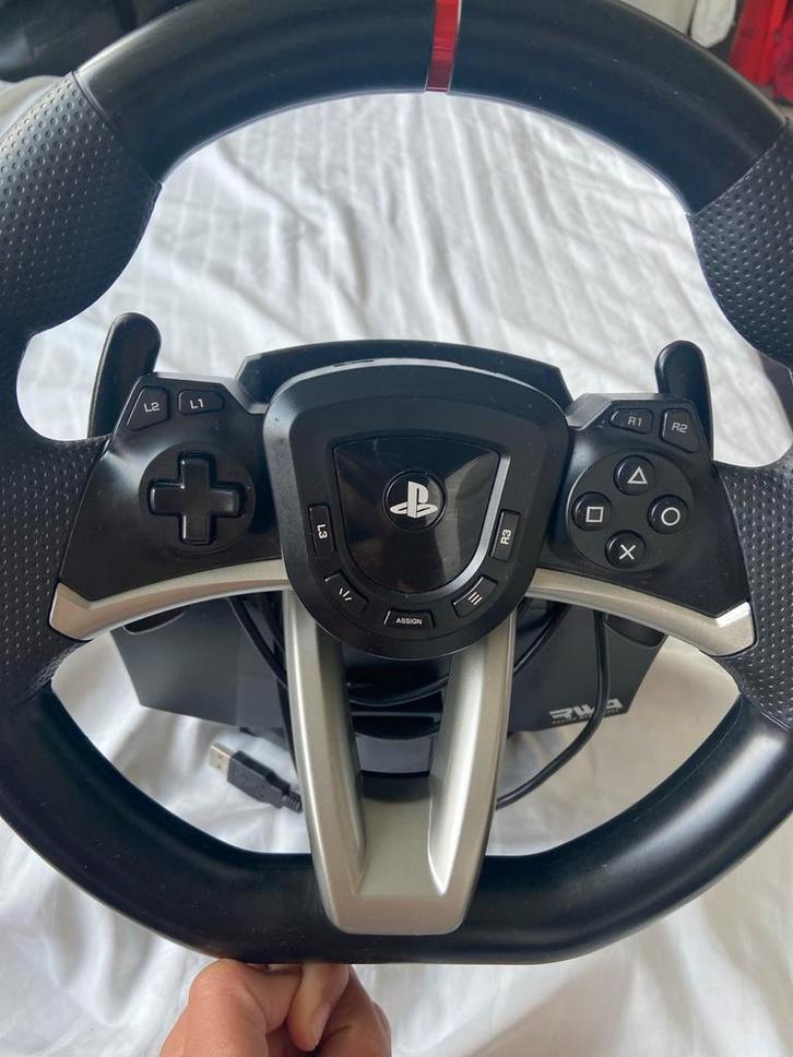 Hori Apex Racing Wheel - Zo Goed Als Nieuw!, Spelcomputers en Games, Spelcomputers | Sony PlayStation Consoles | Accessoires, Zo goed als nieuw