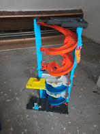Hot Wheels City transformerende racetoren, Racebaan, Ophalen of Verzenden, Zo goed als nieuw, Hot Wheels