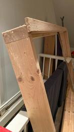 Bed en tempur matras, Ophalen, Gebruikt, 90 cm, Wit