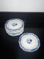 12 Sc Maestricht Butterfly gebaksbordjes, Verzenden, Zo goed als nieuw, Overige materialen, Bord of Schaal