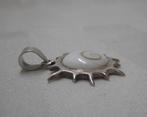 Zilveren hanger met Shiva Eye nr.179, Sieraden, Tassen en Uiterlijk, Kettinghangers, Verzenden, Zo goed als nieuw, Kruis of Symbool