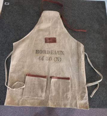 Stoere Bordeaux Schort - Nieuw! beschikbaar voor biedingen