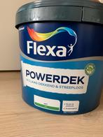 Flexa Powerdek Muren & Plafonds Wit Mat - 10L, 5 tot 10 liter, Wit, Nieuw, Ophalen of Verzenden