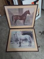 Twee ingelijste paardenprenten - Otto Eerelman, Ophalen of Verzenden