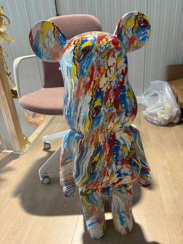 80cm - 1000% Violent bear piggy bank beschikbaar voor biedingen