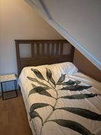 IKEA Hemnes bed 140x200 grijsbruin incl. matras, Huis en Inrichting, Ophalen, Gebruikt, 140 cm, Twijfelaar