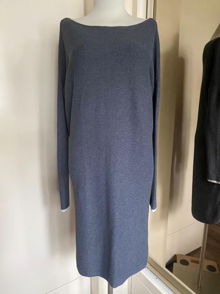 lange trui/jurk Yaya M/L staalblauw, Kleding | Dames, Truien en Vesten, Zo goed als nieuw, Maat 42/44 (L), Blauw, Verzenden