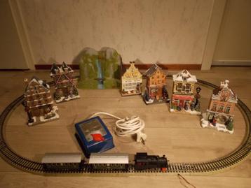 Kerstdorp Marklin + 6 NL huisjes + licht  Verzenden kan ook beschikbaar voor biedingen