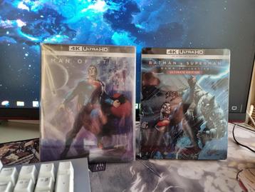 Man Of Steel en Batman vs Superman sealed 4k steelbook set beschikbaar voor biedingen