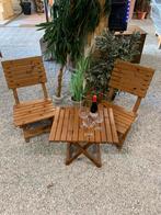 Thermo wood tuinset - nieuw, Hardhout, Bijzettafel, Nieuw, Tuinset