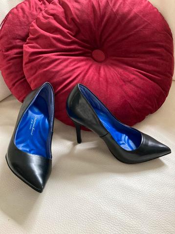 Antonia Saint New York zwart leren pumps mt 37 beschikbaar voor biedingen