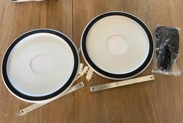 Plafondlampen 2x - zo goed als nieuw beschikbaar voor biedingen